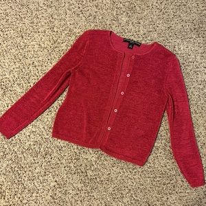 Josephine Chaus petite size Small Magenta cardigan